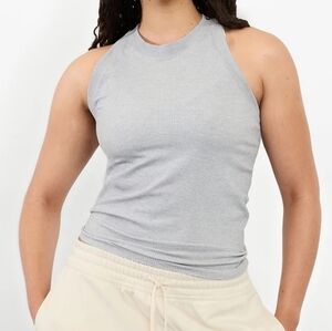 Athleta Renew Racerback Tank in Grey - Size Small